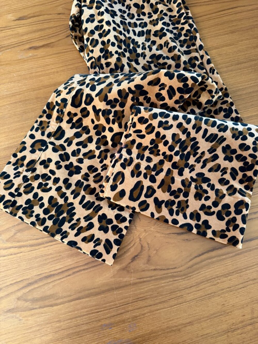 NWOT Vintage Suzanne Somers Leopard Velvet Flare Pants - 90's / Y2K - Picture 16 of 16